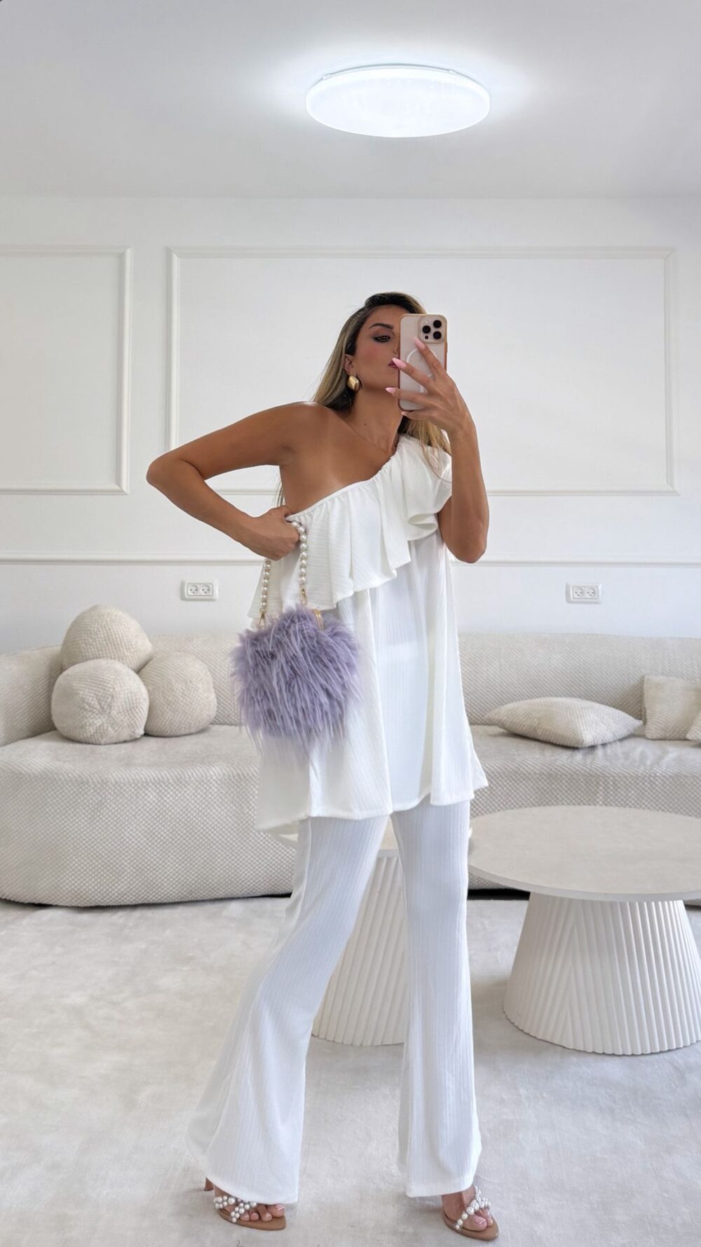 חליפת מיילין לבנה