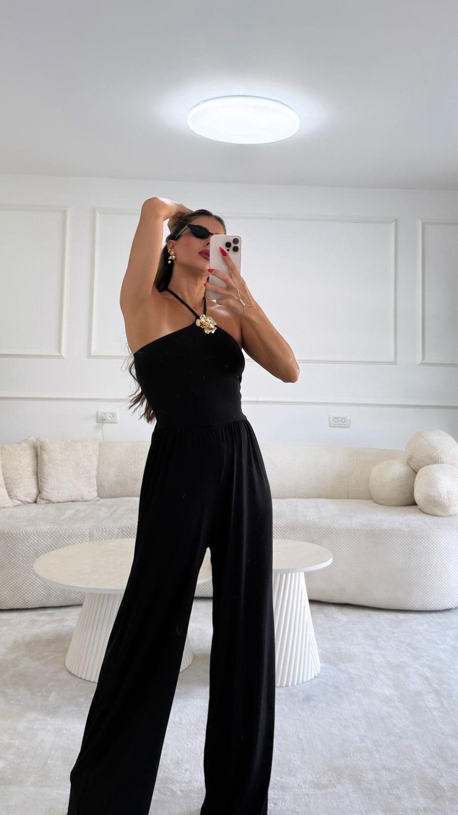 אוברול ניצן שחור