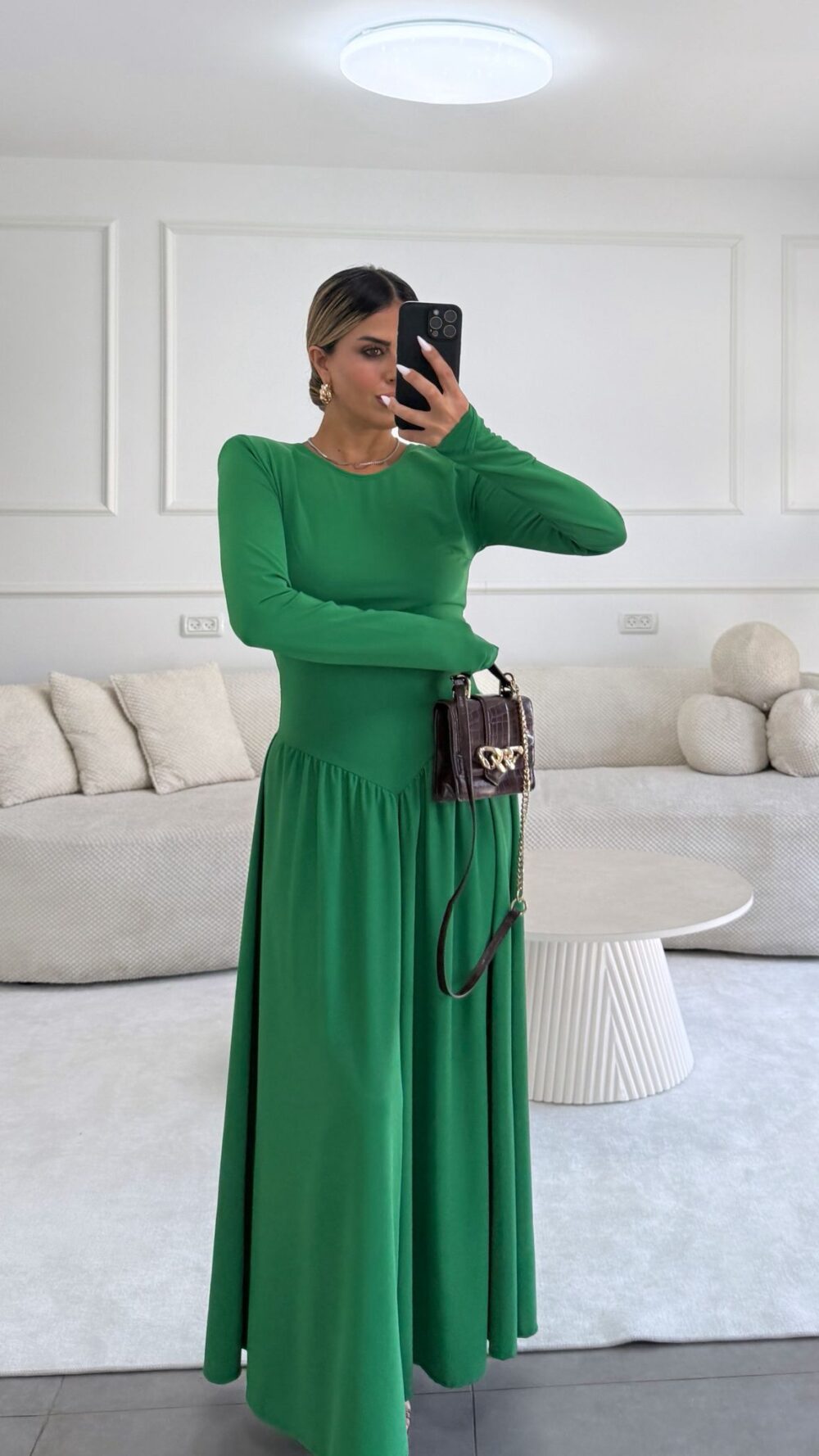 שמלת סורנטו ירוקה