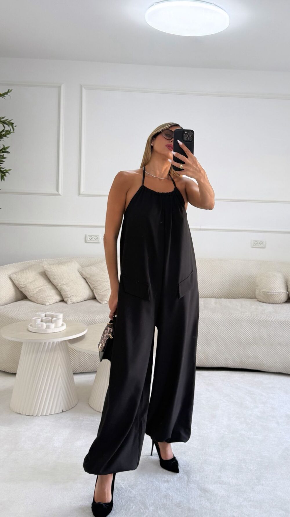 אוברול ורונה שחור