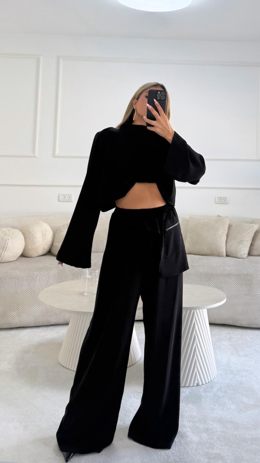 חליפת לאנה שחורה