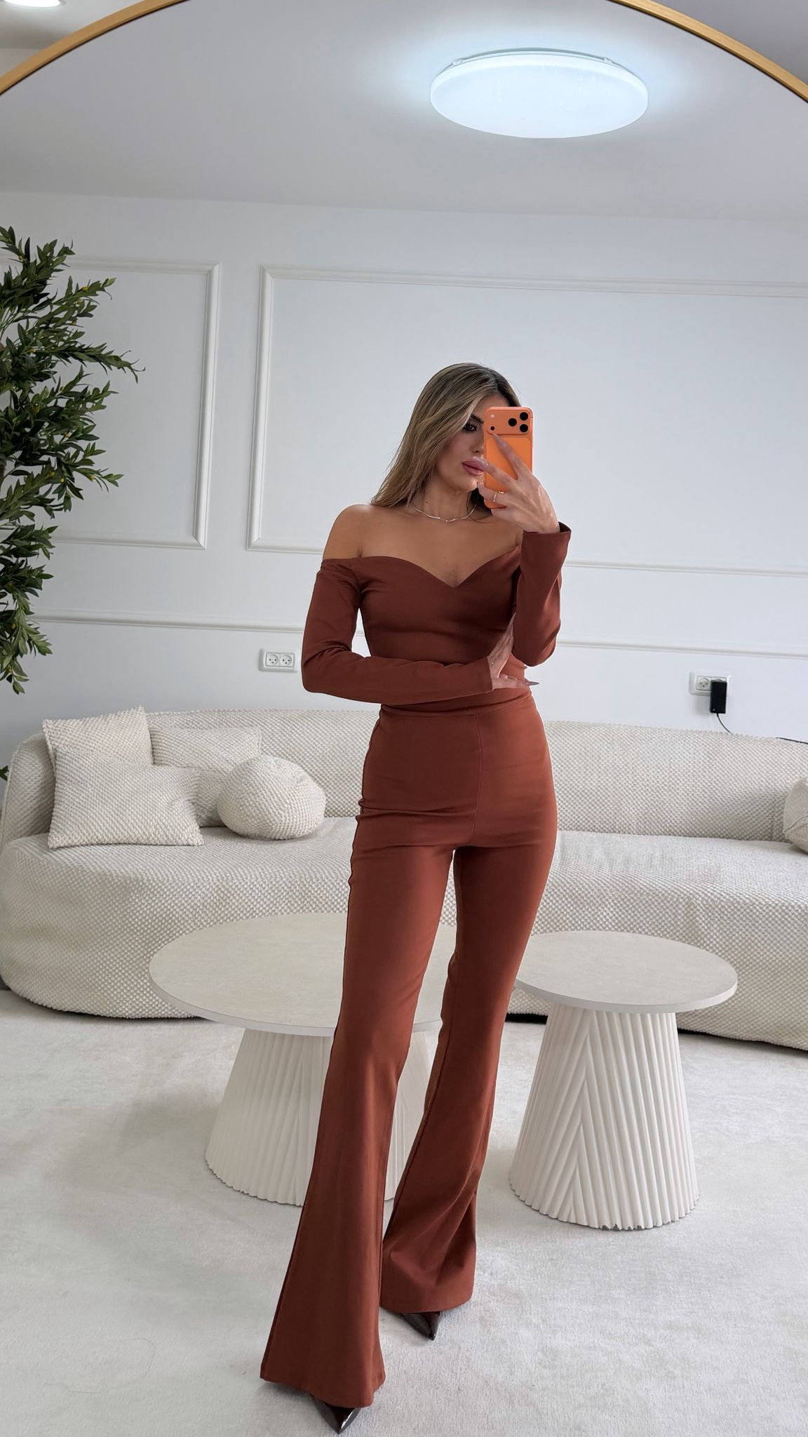 אוברול סולי חום – תמונה 3