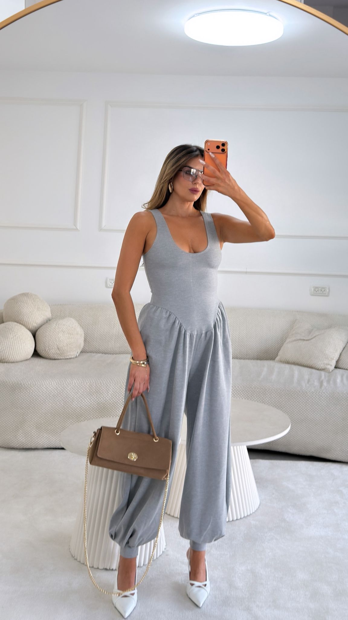 אוברול מרינט אפור – תמונה 3