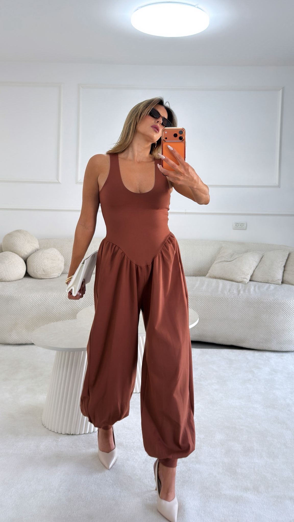 אוברול מרינט חום – תמונה 3