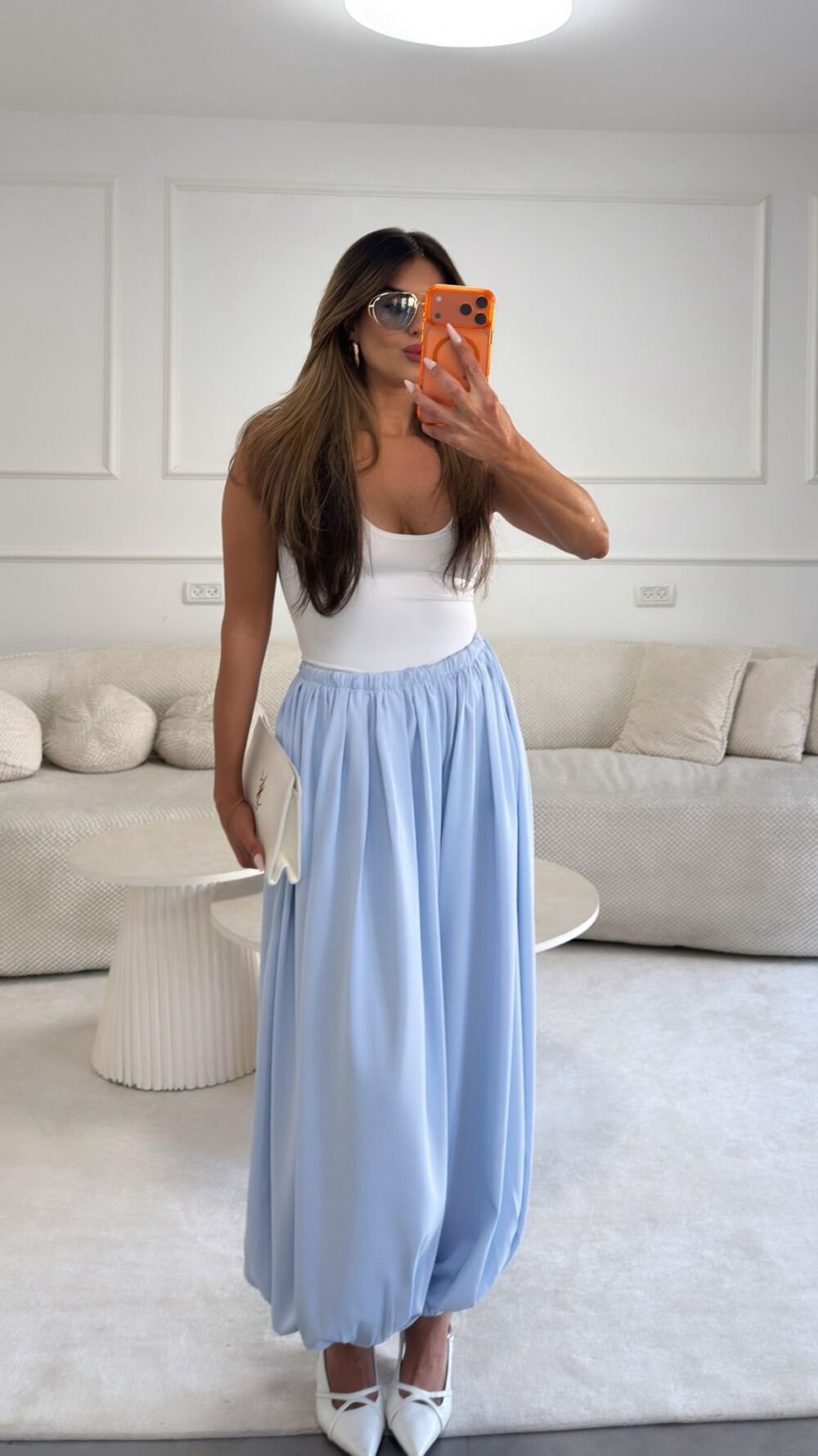 מכנס ליסל תכלת