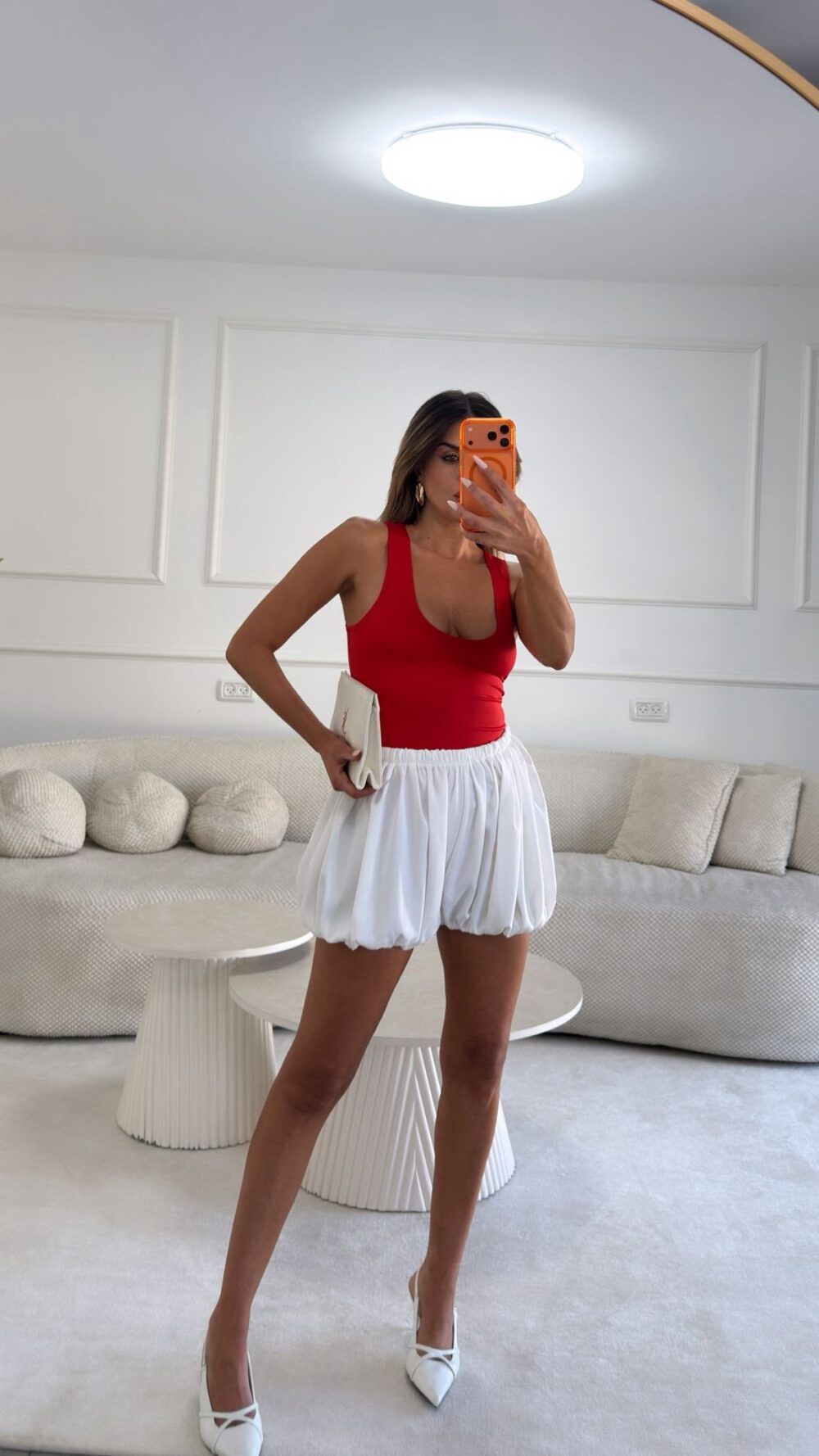 מכנס רוקו לבן