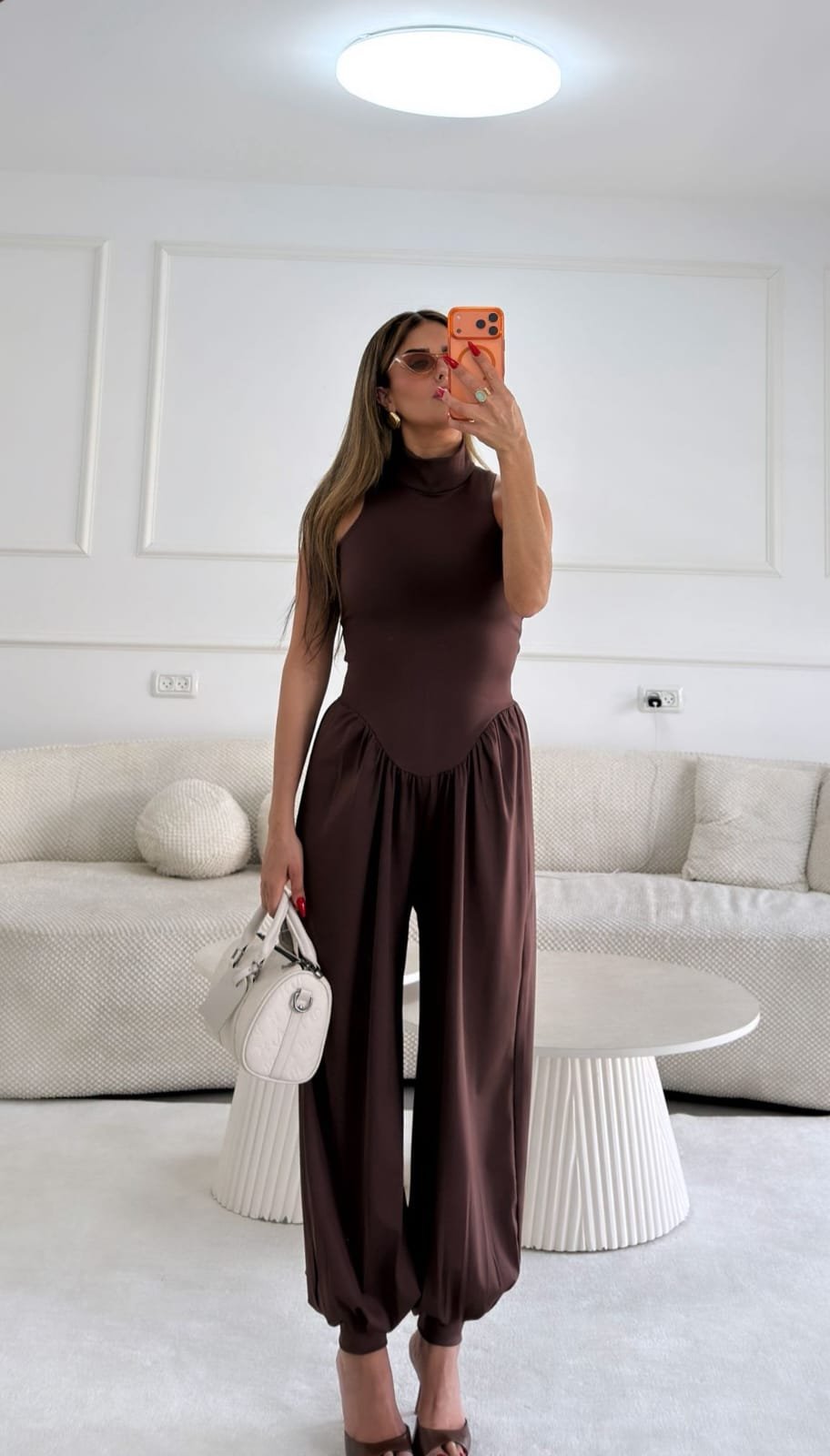 אוברול מלודיה⁩ חום