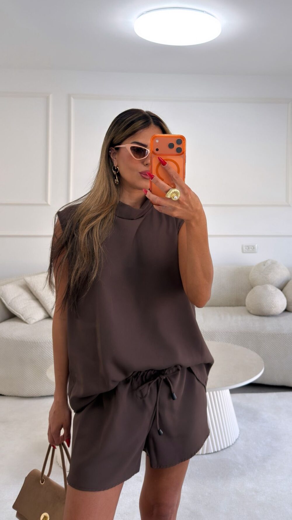 חליפת סלסטה חום